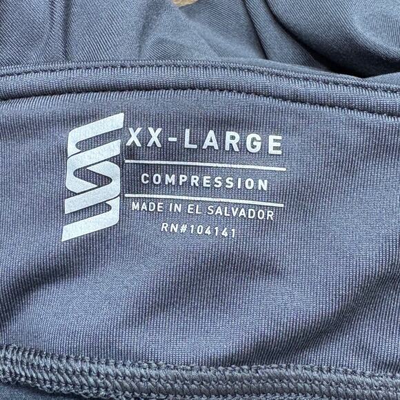 VRST Compression Pants Mens Size XXL Base Layer Legging Stretch Gray - Picture 3 of 12